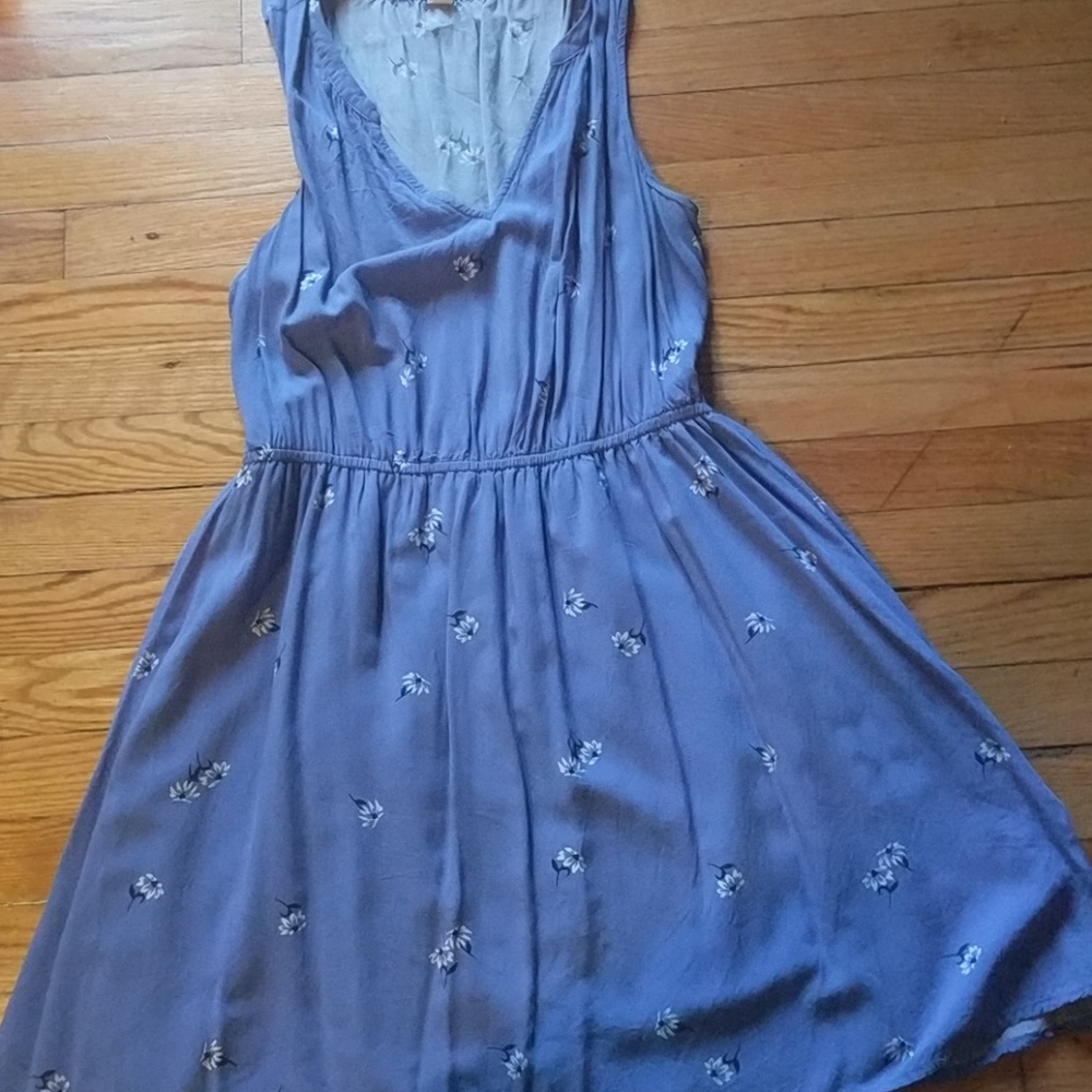Old Navy floral blue dress skater